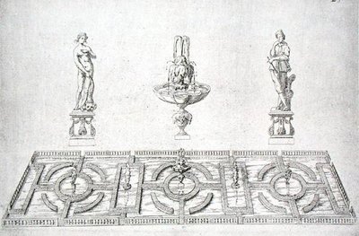 Desenho de jardim de 