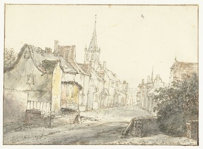 Uma Rua numa Aldeia ou Cidade
Dorpsstraat de Isaac van Ostade