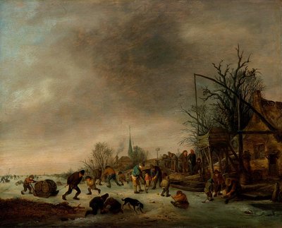 Paisagem de inverno de Isaac van Ostade