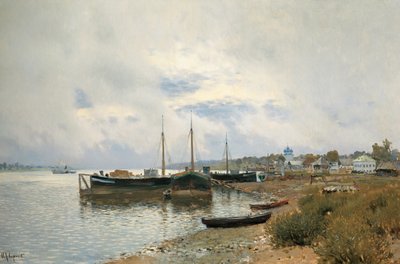 Depois da chuva. Plyos, 1889. de Isaak Ilyich Levitan
