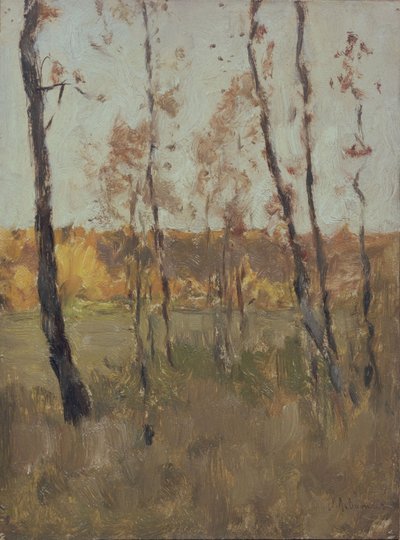 Outono, 1896 de Isaak Ilyich Levitan
