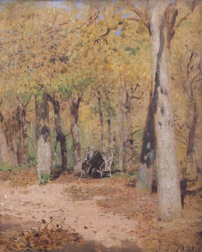Reflexões do outono, 1883 de Isaak Ilyich Levitan