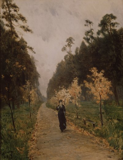 Dia de outono Sokolniki, 1879 de Isaak Ilyich Levitan
