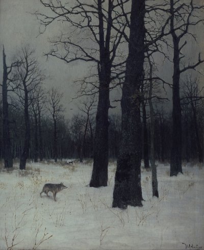 Floresta no inverno, 1885 de Isaak Ilyich Levitan