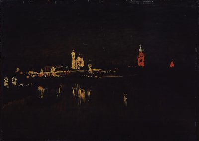 Iluminação do Kremlin de Moscou, 1896 de Isaak Ilyich Levitan