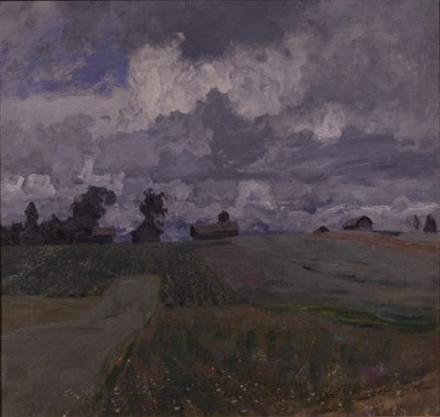Dia de tempestade, 1897 de Isaak Ilyich Levitan