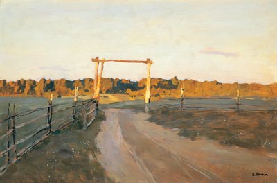 Noite de verão, 1900. de Isaak Ilyich Levitan