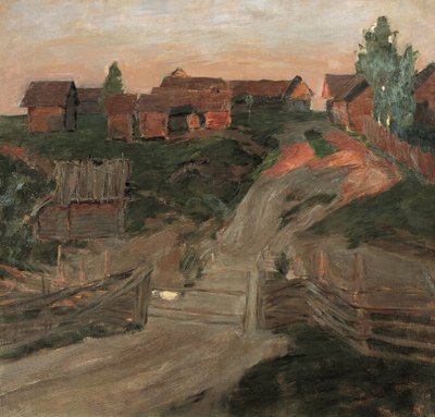Os Últimos Raios do Sol, 1899. de Isaak Ilyich Levitan