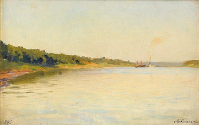 Margem do rio Volga, 1889 de Isaak Ilyich Levitan