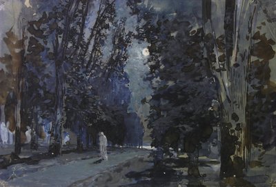 As sombras. Noite de luar, década de 1880. de Isaak Ilyich Levitan