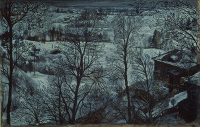 Paisagem de inverno, 1917 de Isaak Israilevich Brodsky