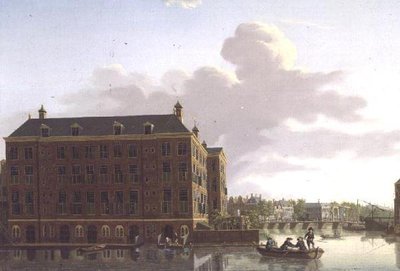 Uma vista de Amsterdã, 1779 de Isaac Ouwater