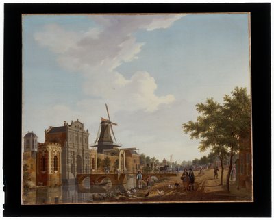 A Porta de Catharijne em Utrecht de Isaak Ouwater