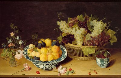 Natureza morta de frutas e flores, c1620-1640 de Isaak Soreau