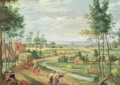 A colheita ou verão de Isaak van Oosten