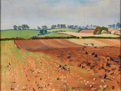 Campo Arado (óleo sobre tela) de Isabel Codrington