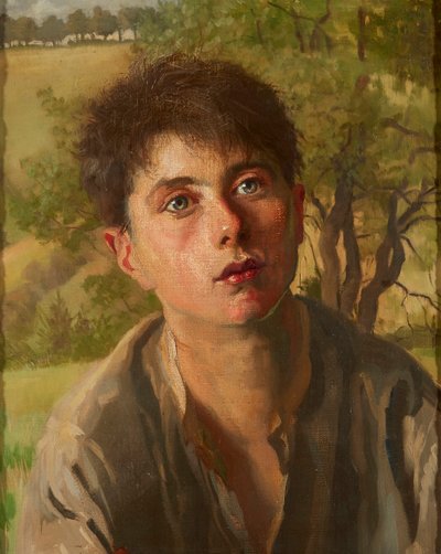 O Jovem Pastor (óleo sobre tela) de Isabel Codrington