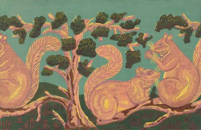 Projeto Bandbox - Esquilos, c. 1938. de Isabella Ruth Doerfler