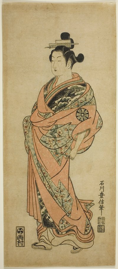 O ator Nakamura Tomijuro I de Ishikawa Toyonobu