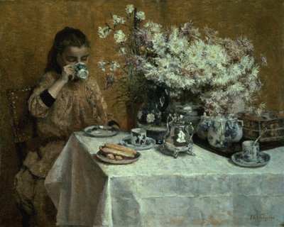 Chá da tarde de Isidor Verheyden