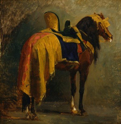 Cavalo com caparisonha de Isidore Pils