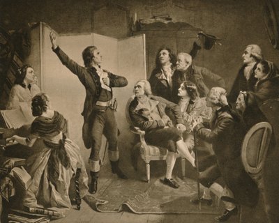 O Primeiro Canto da Marselhesa, 1895. de Isidore Pils