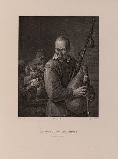 The Bagpiper de Isidore Stanislas Helman
