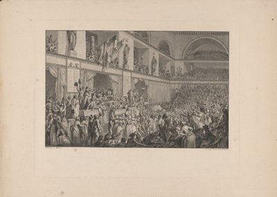 A Constituição de 24 de junho de 1793, c. 1796 de Isidore Stanislas Helman