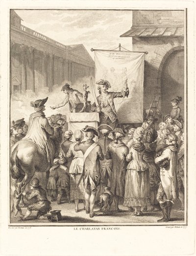 O charlatão francês de Isidore Stanislas Helman after Jean Duplessi Bertaux