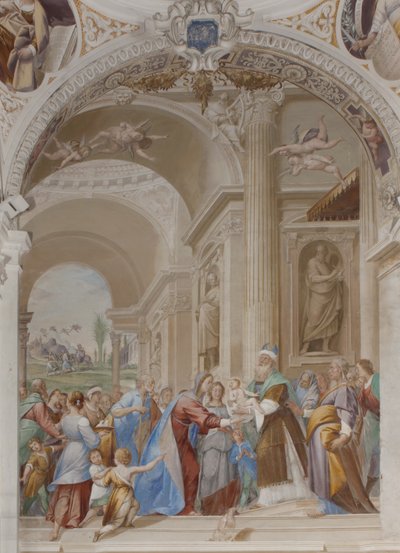 Apresentação de Jesus no Templo, 1623-34 de Isidoro Bianchi