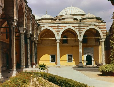 Pátio interior do Palácio Topkapi de Islamic School