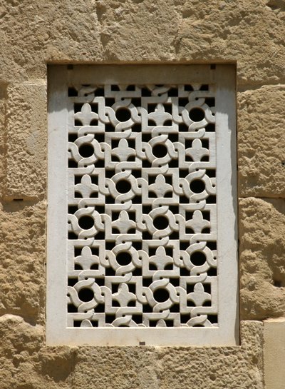 Janela na parede oeste de Islamic School