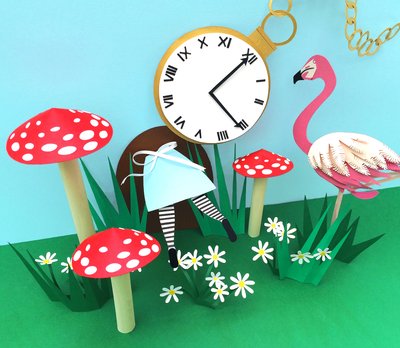 Curiouser and Curiouser, 2016 (papel) de Isobel Barber