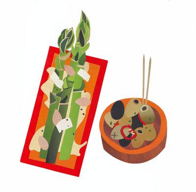 Tapas, papel 2016 de Isobel Barber