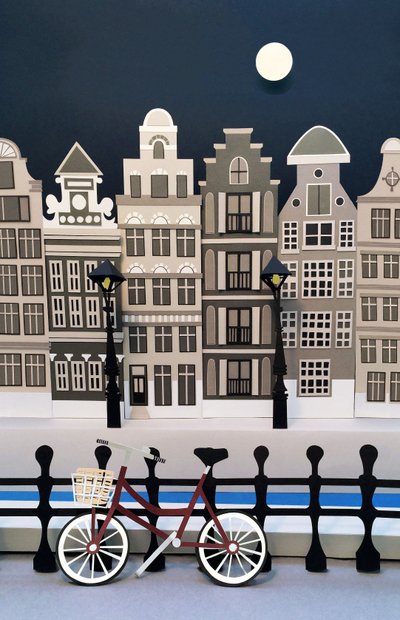 The City Sleeps, 2016 (papel) de Isobel Barber