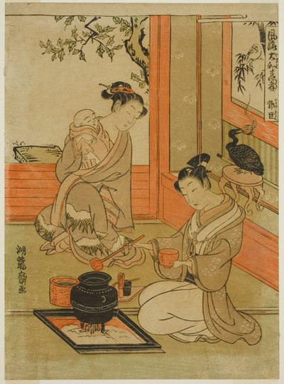 Kakkyo (em chinês: Guo Ju), da série "Versões japonesas elegantes dos Vinte e Quatro Paragons da Piedade Filial (Furyu Yamato nijushiko)" de Isoda Koryusai