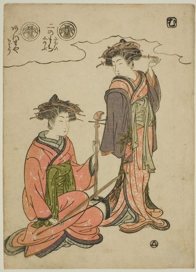 Duas cortesãs de Isoda Koryusai