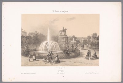 Vista da Praça Napoléon em Lyon
Lyon. Colocar Napoléon (título sobre o objecto)
França Contemporânea (título da série)
La France de nos jours (título da série sobre o objecto) de Isodore Laurent Deroy