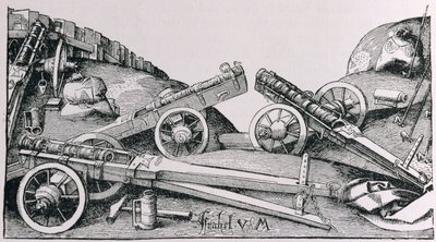 Cannon of Cortes &39;Time, de&39; A História Narrativa e Crítica da América &39;, editado por Justin Winsor, Londres, 1886 de Israel van Mecken