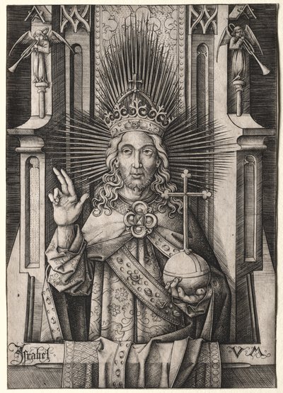 Cristo Redentor (Antes de Salvatore) de Israhel van Meckenem