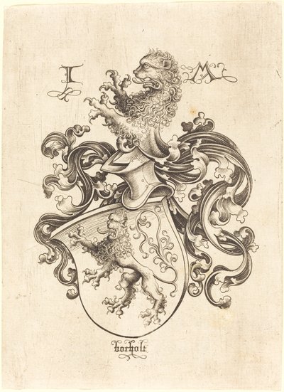 Brasão com Leão de Israhel van Meckenem