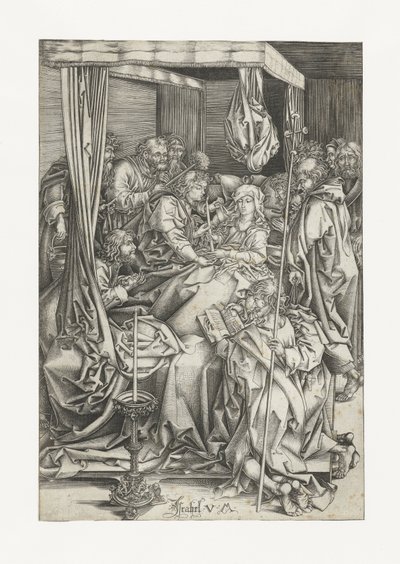 A Morte de Maria de Israhel van Meckenem