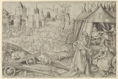 Judite com a Cabeça de Holofernes,.n.d. de Israhel van Meckenem