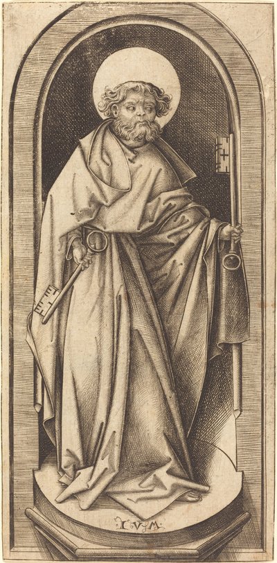 São Pedro, c. 14901503. de Israhel van Meckenem
