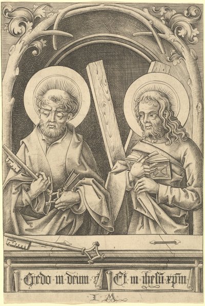 Santos Pedro e André de Israhel van Meckenem