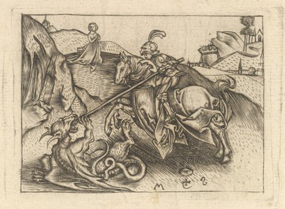 St. George, ca. 1435-1503. de Israhel van Meckenem