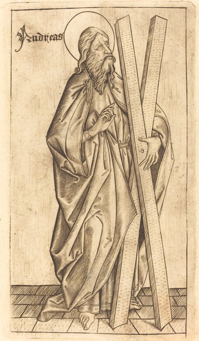 Santo André de Israhel van Meckenem after Master E.S.