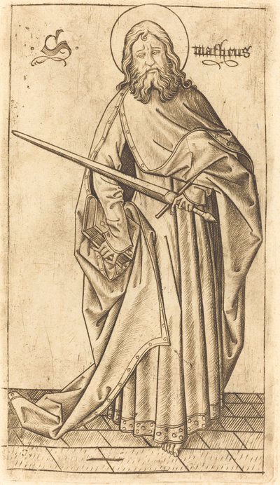 São Paulo (?) ou São Mateus (?) de Israhel van Meckenem after Master E.S.