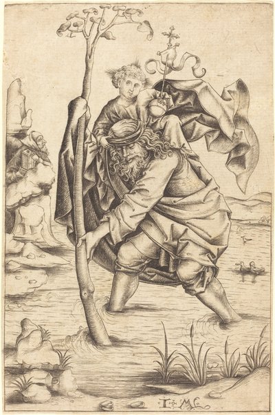 São Cristóvão de Israhel van Meckenem after Master of the Housebook