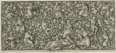 Ornamento com a Árvore de Jessé de Israhel van Meckenem the younger